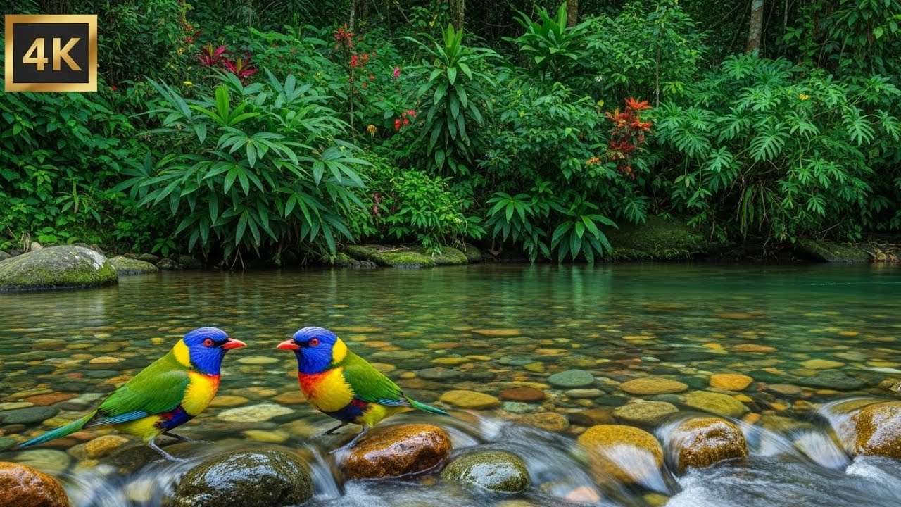 Calm Mind Reset Piano with Forest Rain and Nature Sounds for Sleep and Focus