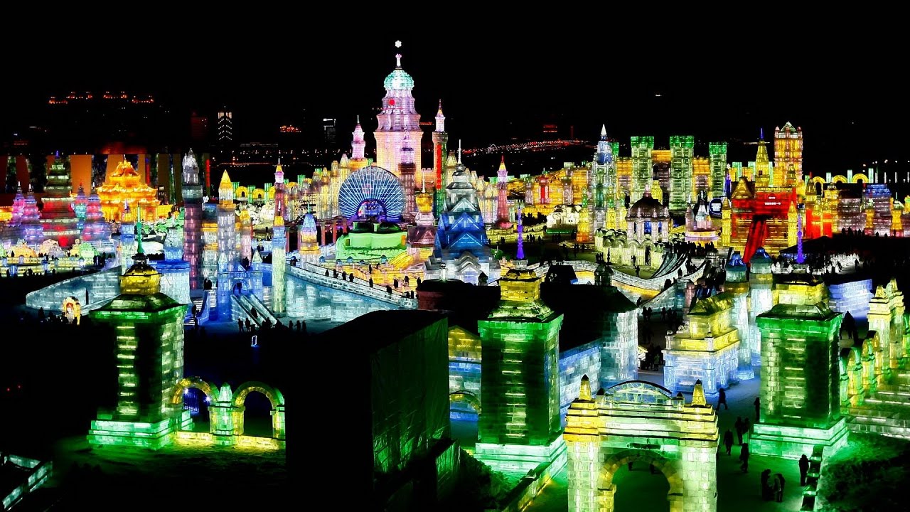 Live: Exploring world's largest snow and ice theme park