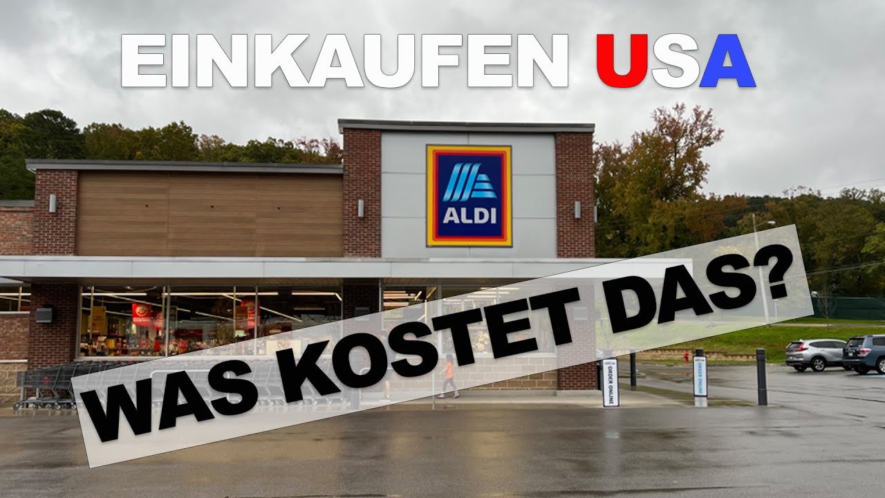 Einkaufen im Amerikanischen ALDI // Und tschuess Deutschland
