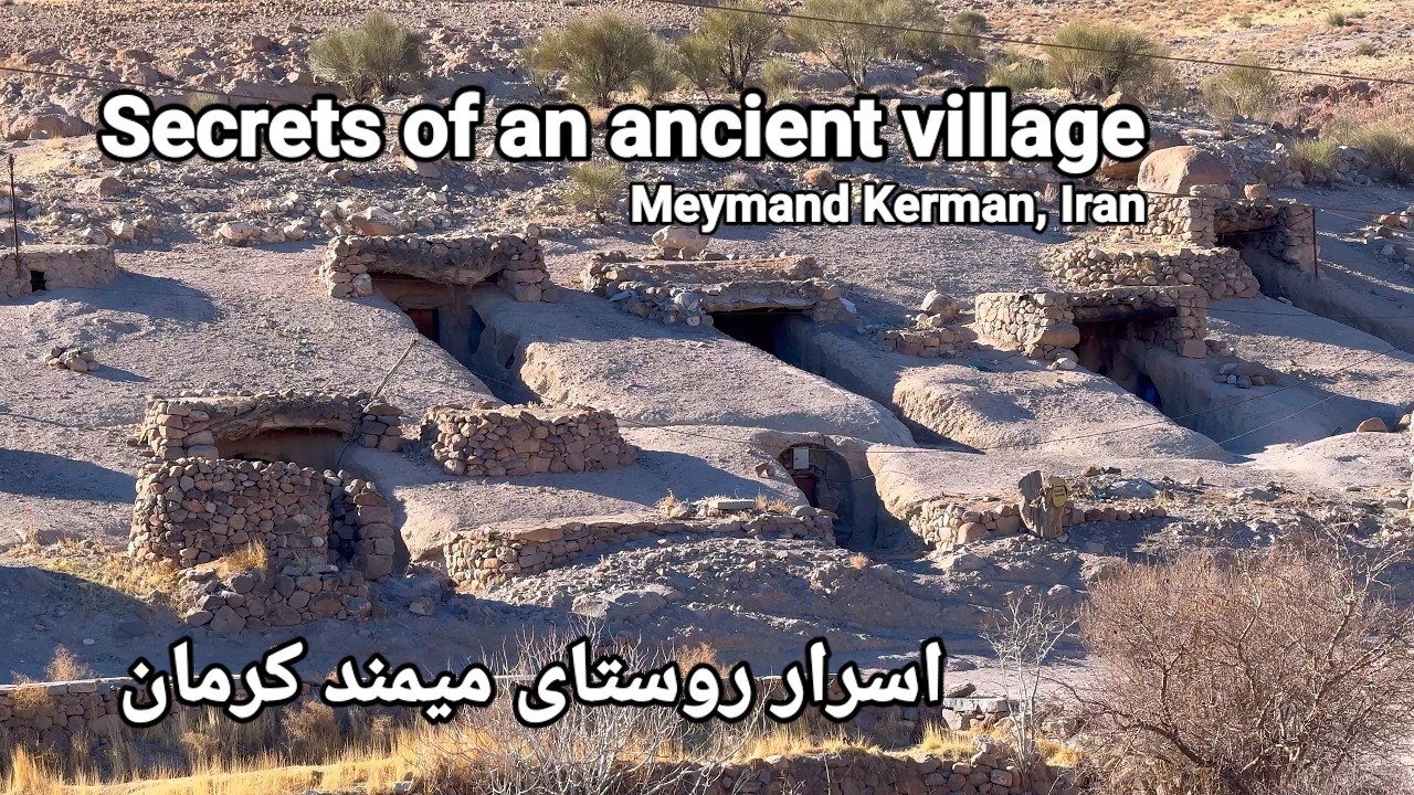 Meymand village, Kerman, Iran . Mysterious village سفر به کرمان . روستای تاریخی میمند شهر بابک