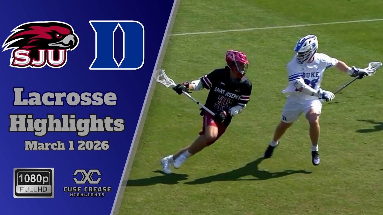 St Joe's vs Duke | 2026 Lacrosse Highlights