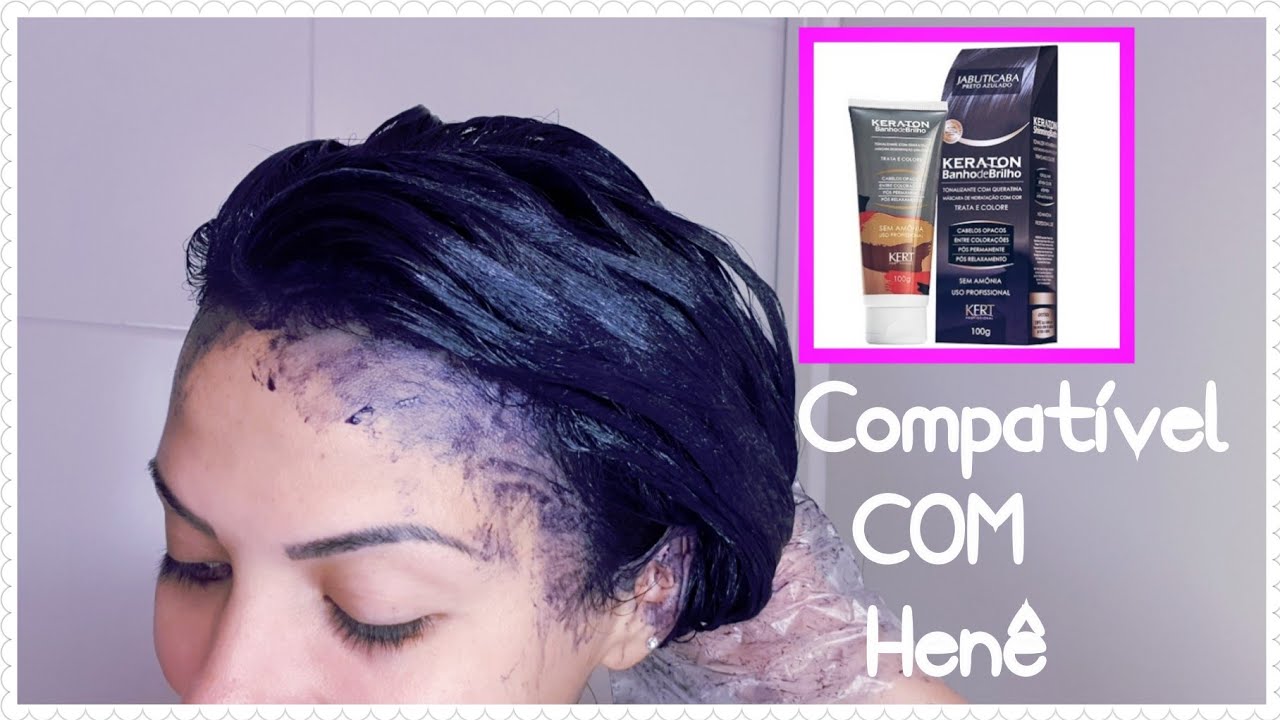 #HENÊ #MATIZADOR #PRETOAZULADO
♡MATIZADOR PARA CABELOS COM HENÊ♡ (BANHO DE BRILHO PRETO AZULADO)