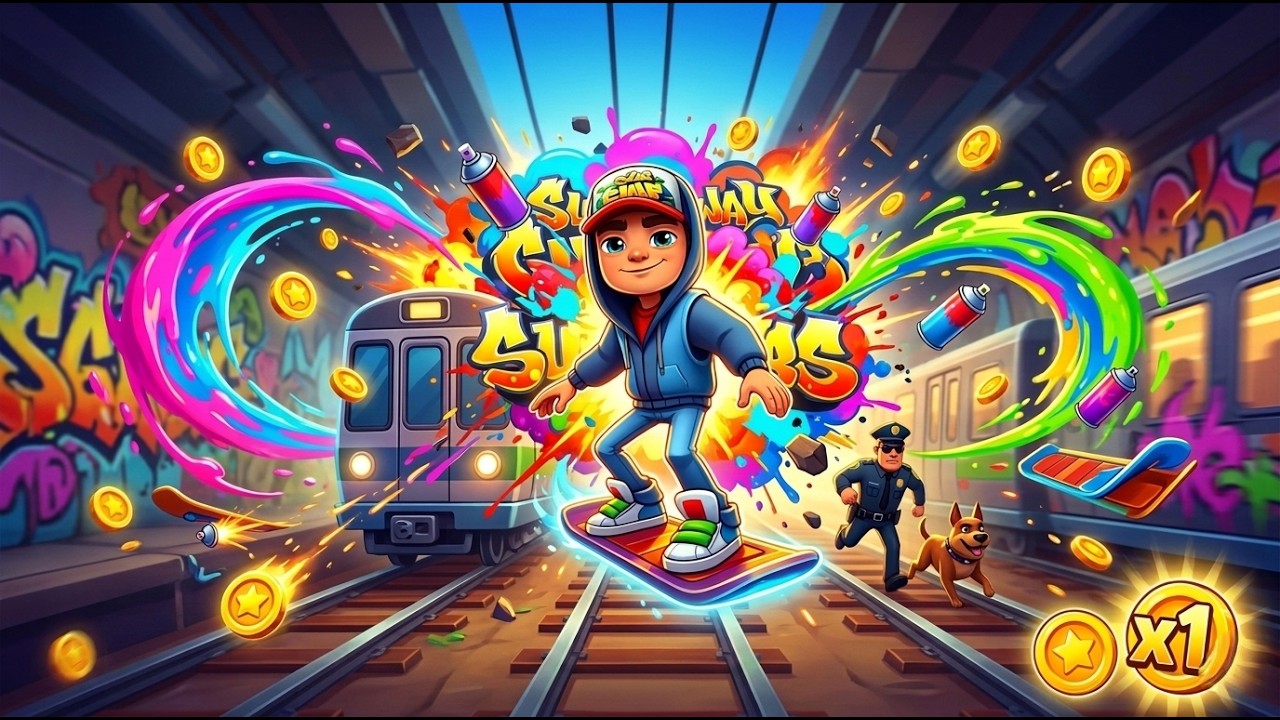 🚂🔥 Subway Surfers LIVE Train Track Runner Action 🏆