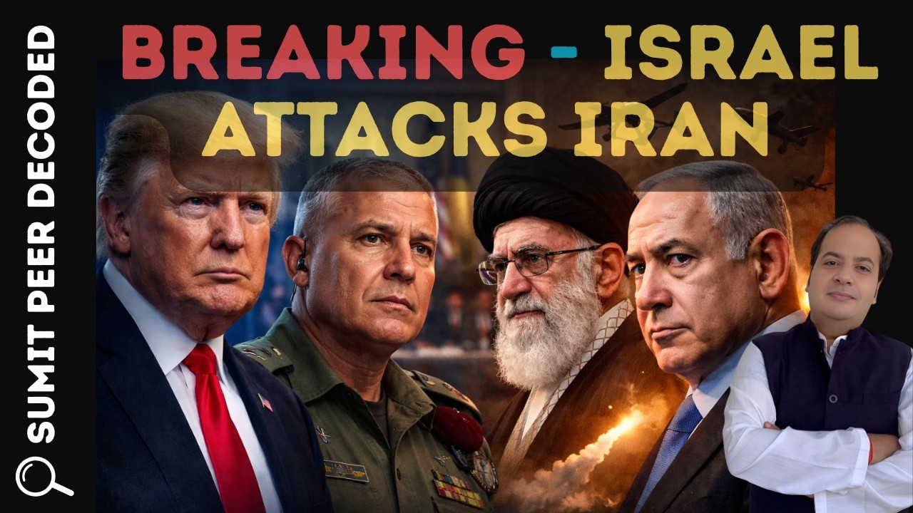 BREAKING - ISRAEL ATTACKS IRAN NOW ONLY ON @BharatVicharPlusBySumitPeer