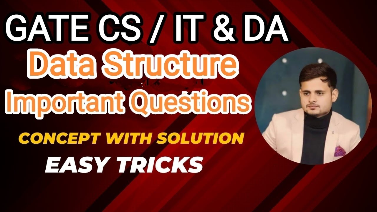 Data Structure wonderful Question with easy trick✅#gate #iit #viralvideo #subscribe #love #trending 