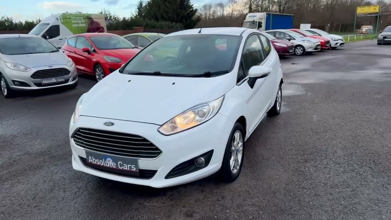 Ford Fiesta 1.25 Zetec Euro 5 3dr MT15PJU 2015 (15) 68,375 miles Petrol Manual White FOR SALE