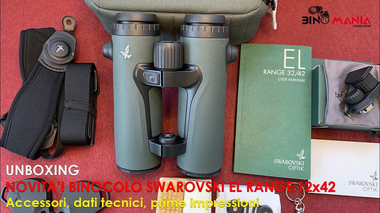 Swarovski EL RANGE 12x42: unboxing e prime impressioni da top di gamma!