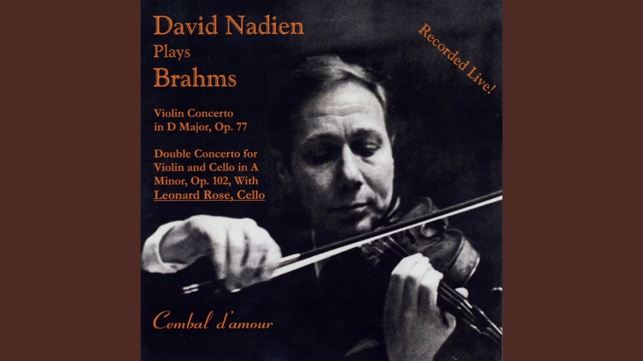 Violin Concerto in D Major, Op. 77: Allegro non troppo (Recorded live in the summer of 1973)