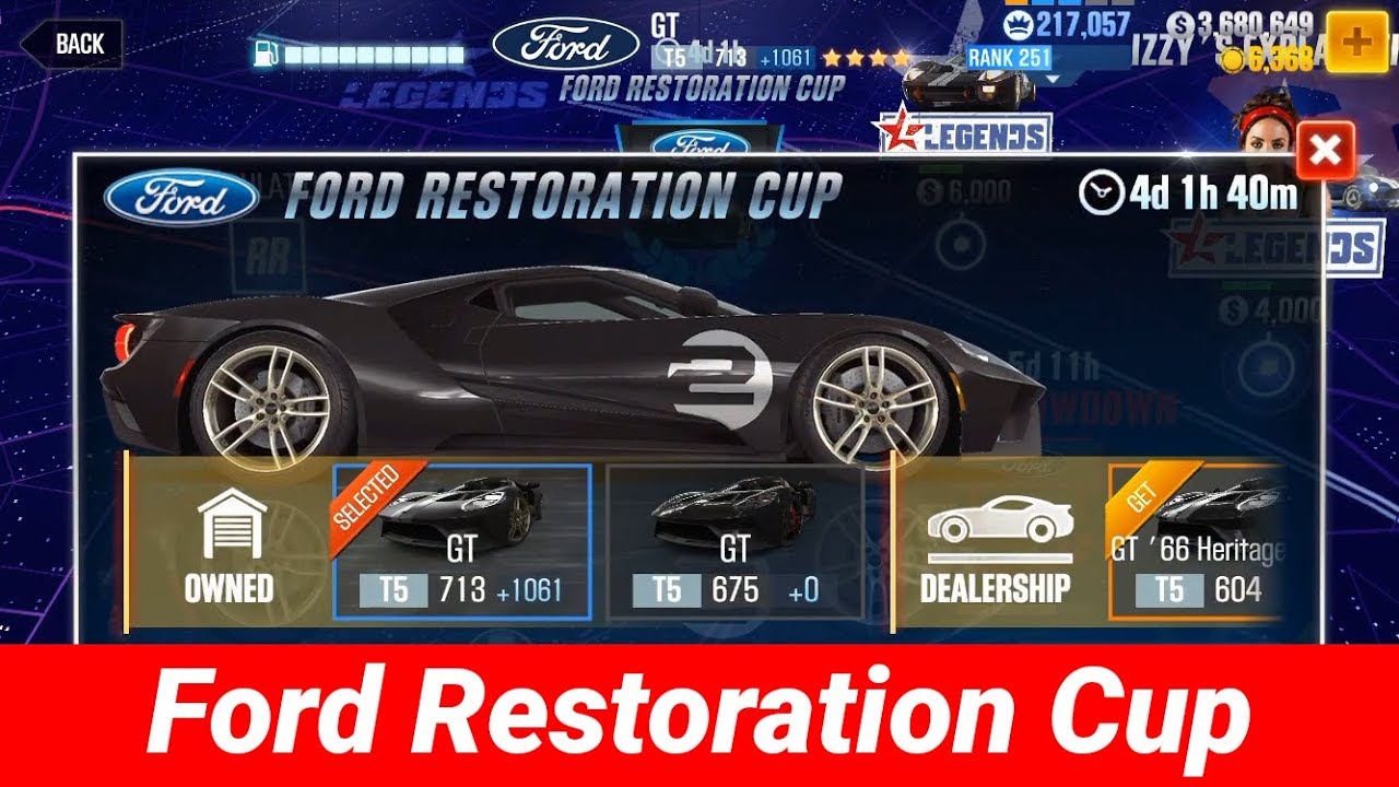 #73 CSR Racing 2 | Events | Ford Restoration Cup | Ford GT