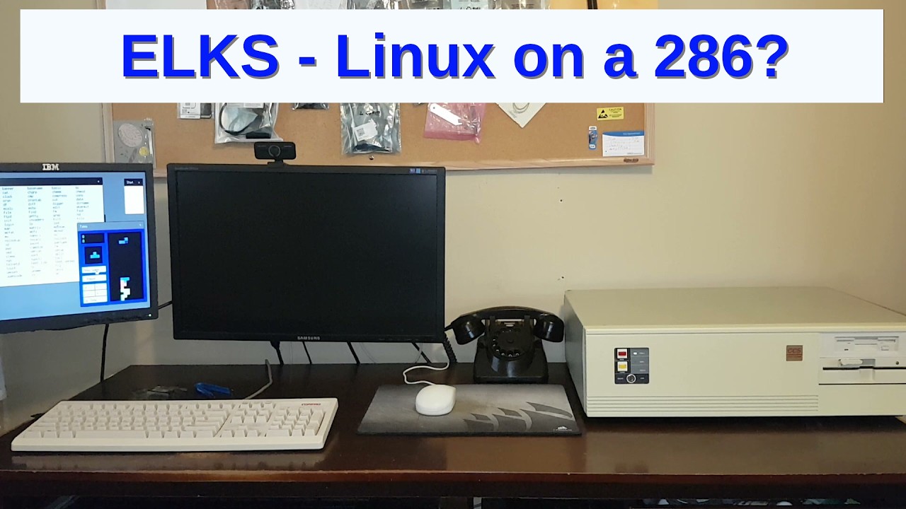 ELKS 0.9.1 и Nano-X на 286