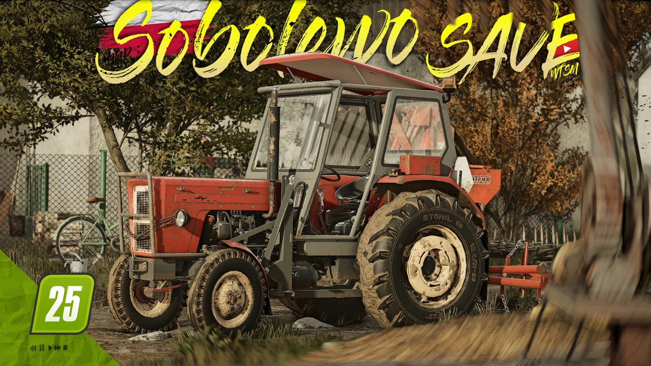 DOWNLOAD SAVE + [MODPACK]🔨Małe Gospodarstwo pod Rozw&oacute;j! MAP: SOBOLEWO😍 [FS 25][2K]