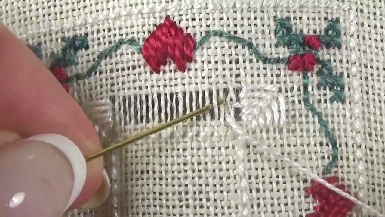 Drawn Thread - Interlaced Hemstitch
