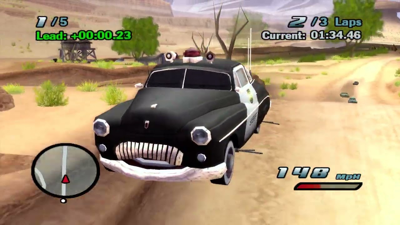 Cars The Game - Sheriff gameplay in Doc's Check Up | PC