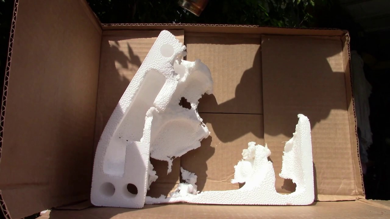 Growing styrofoam Reverse melting - Satisfying!!