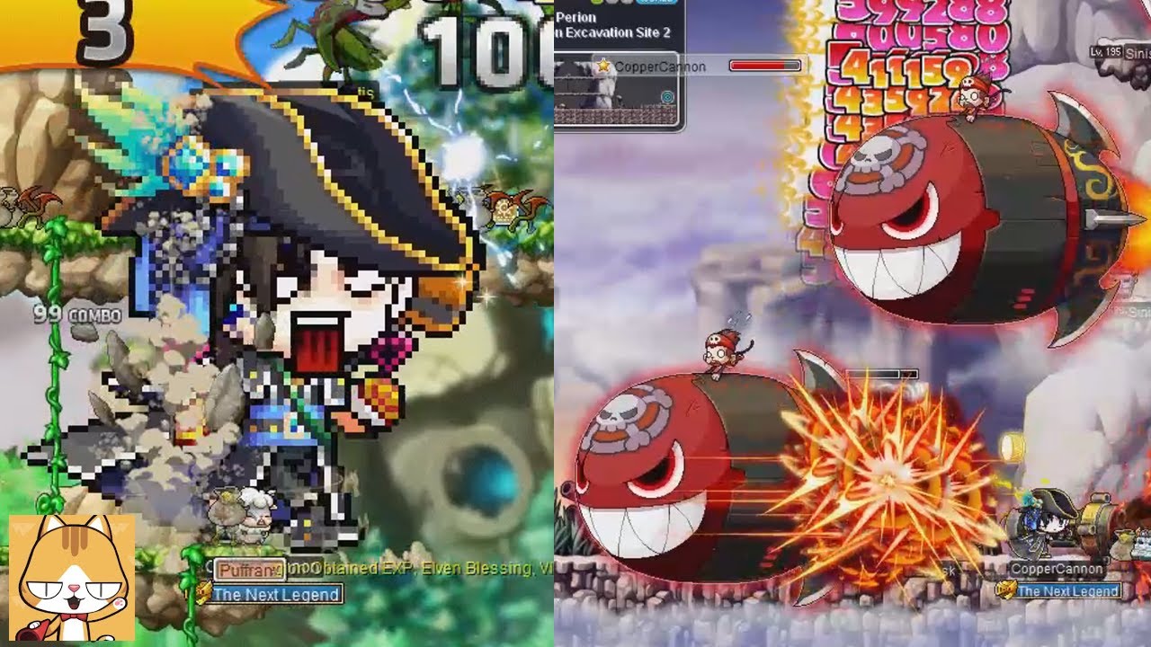 Training a Master Of Destruction To Level 200 | MapleStory | Reboot Cannoneer