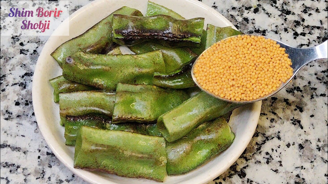 Make this Amazing Flat Beans Recipe with Urad Dal Bori, Bengali Veg Recipe, Shim Bori Niramish Sabji