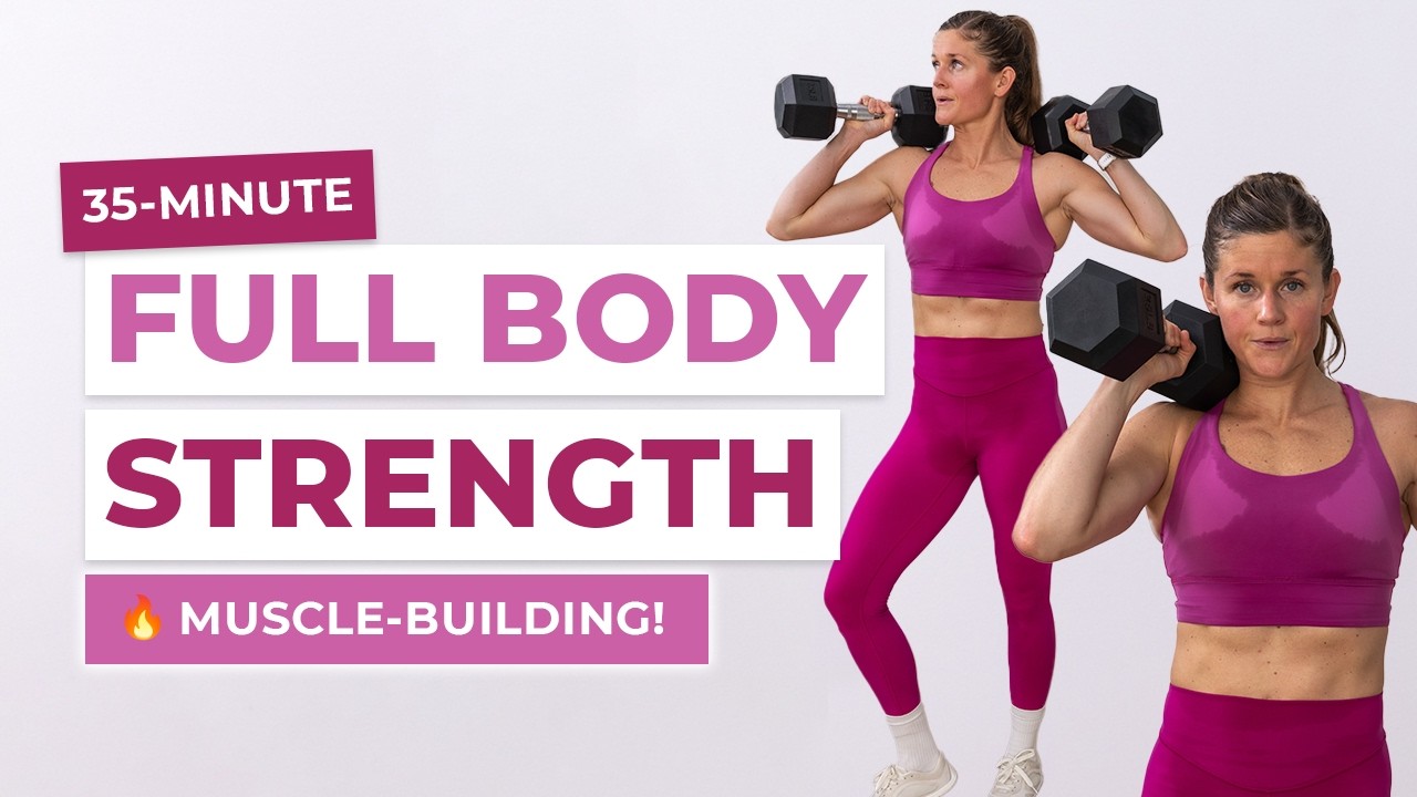 35-Minute Full Body Dumbbell Workout (ALL Strength)