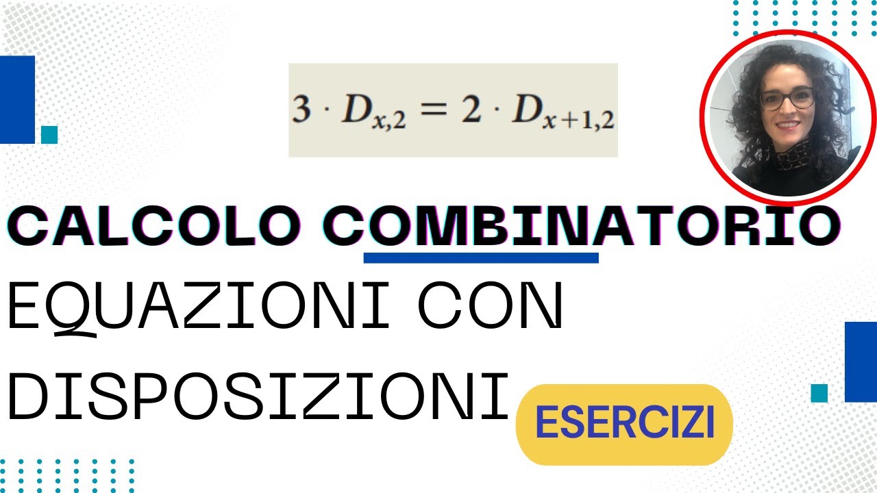 EQUAZIONI CON LE DISPOSIZIONI