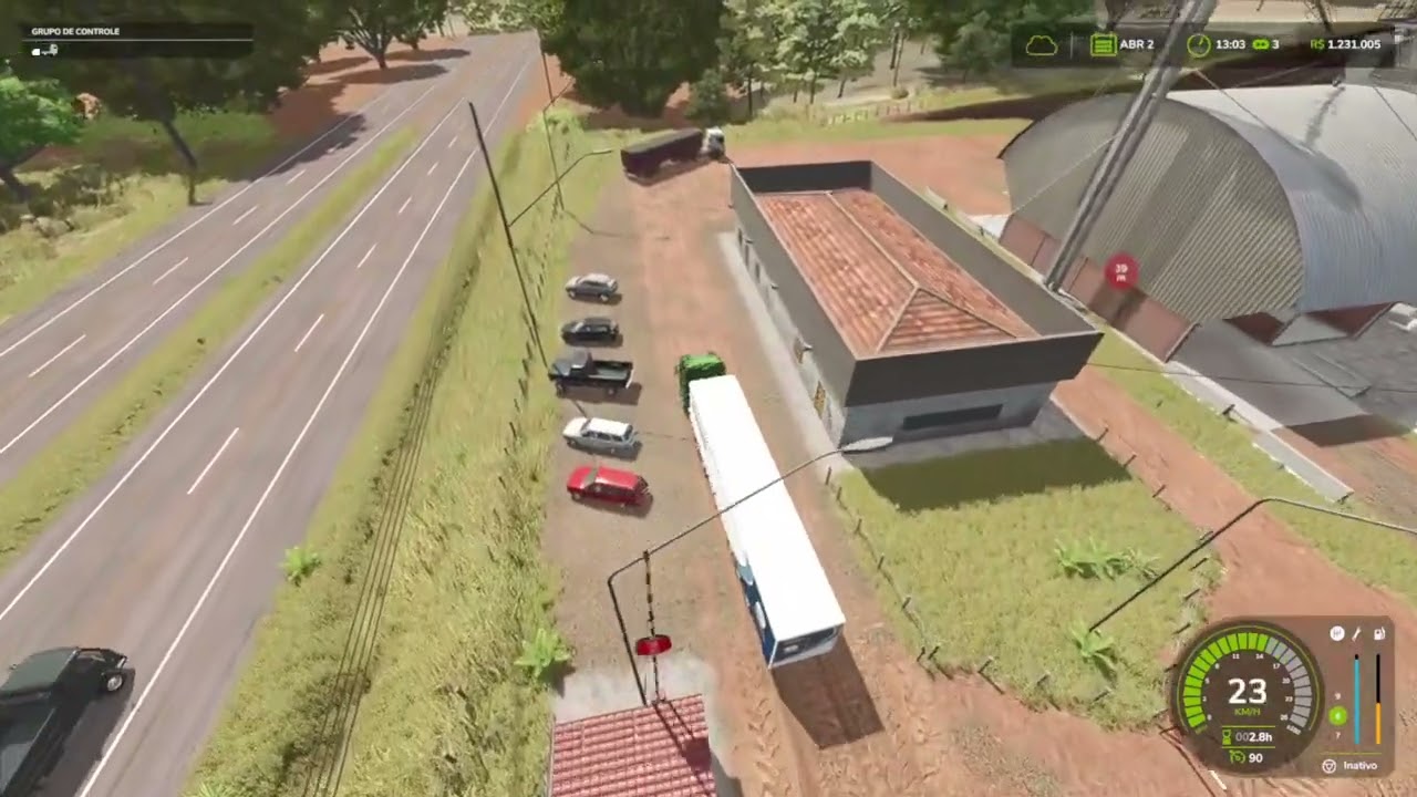 Construindo uma Fábrica de Alimentos: O Desafio Supremo do Caminhão! Farming Simulator 25...