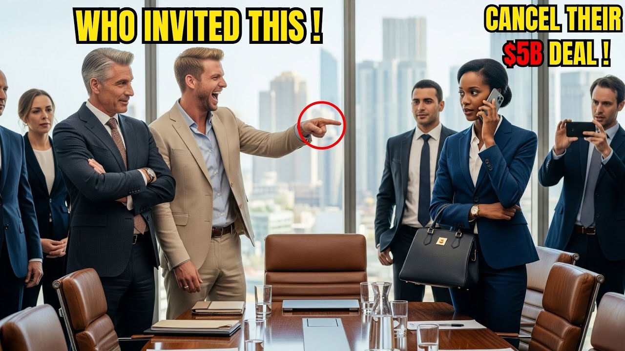 “Who Invited Her?” the White Billionaire Family Sneered—Then the Black Woman Canceled Their $5B Deal