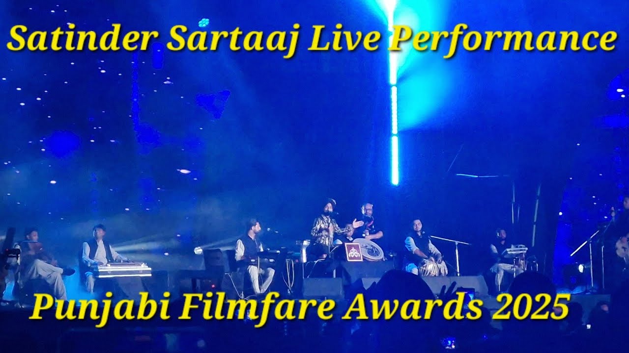 🎶 Satinder Sartaaj Live Performance | Filmfare 2025 ✨ | Soulful Sufi Music @Satinder-Sartaaj