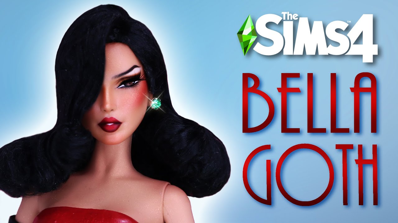 Custom Bella Goth Doll ❤️  👽  ( THE SIMS )