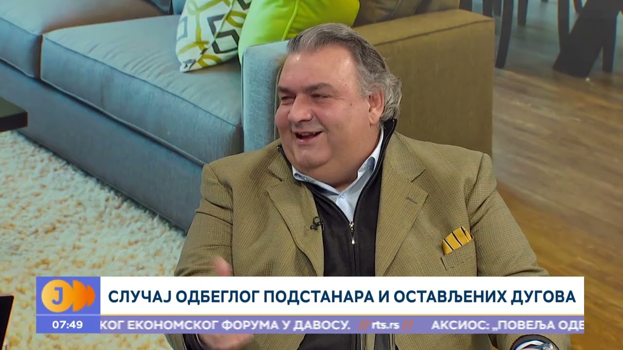 Slučaj odbeglog podstanara i dugovanja I RTS Jutarnji program