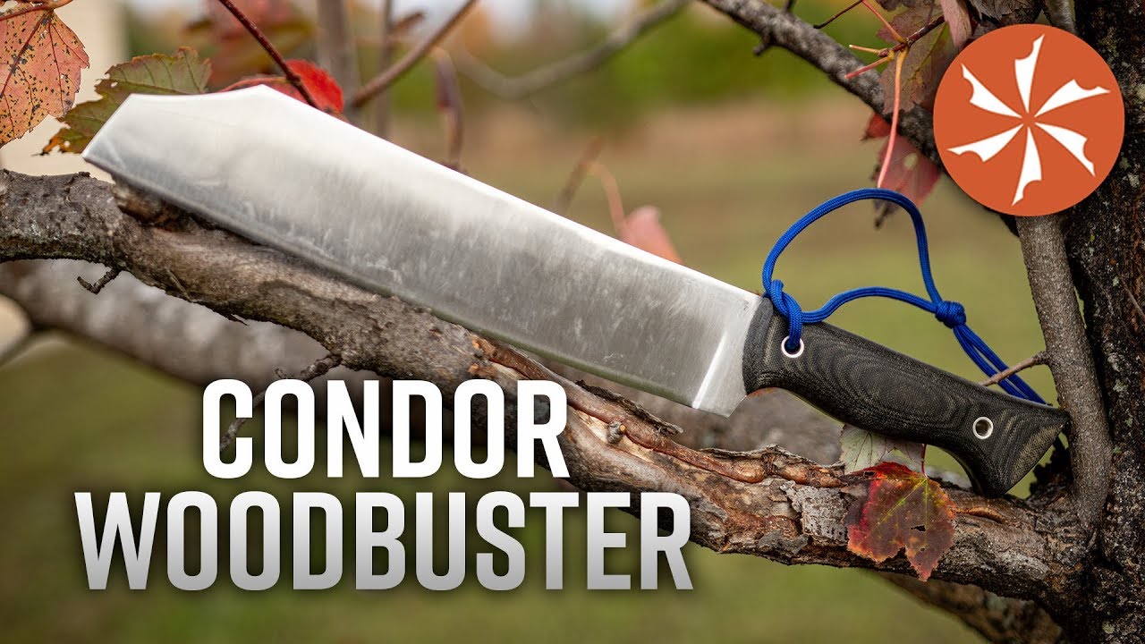 Condor Woodbuster: Competition Chopper as a Camp Cleaver? KnifeCenter Review