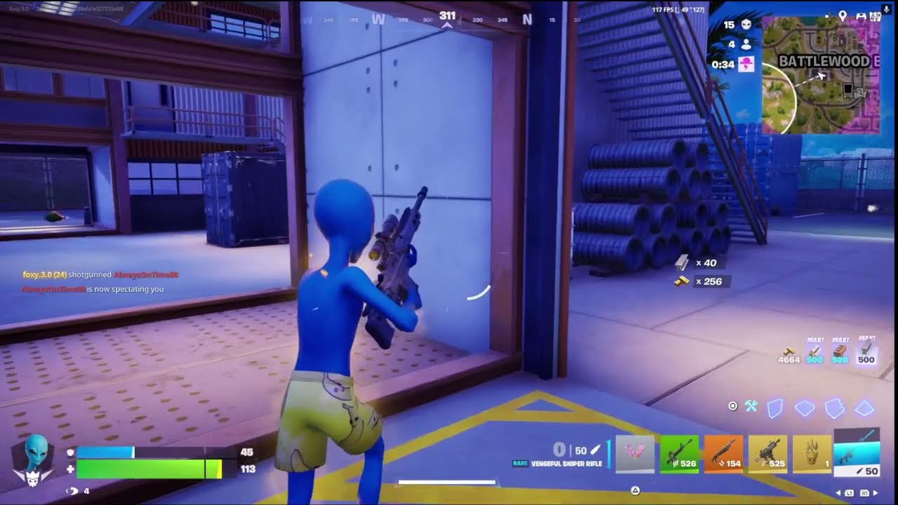 playing some fortnite
