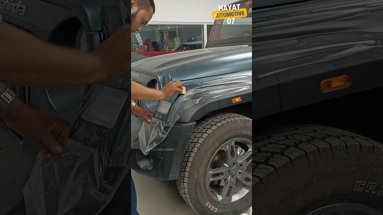 Matte finish PPF on Mahindra Thaar #shorts