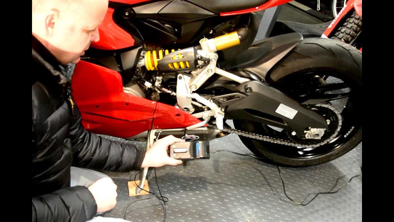Installing a motorcycle battery tender on the Panigale