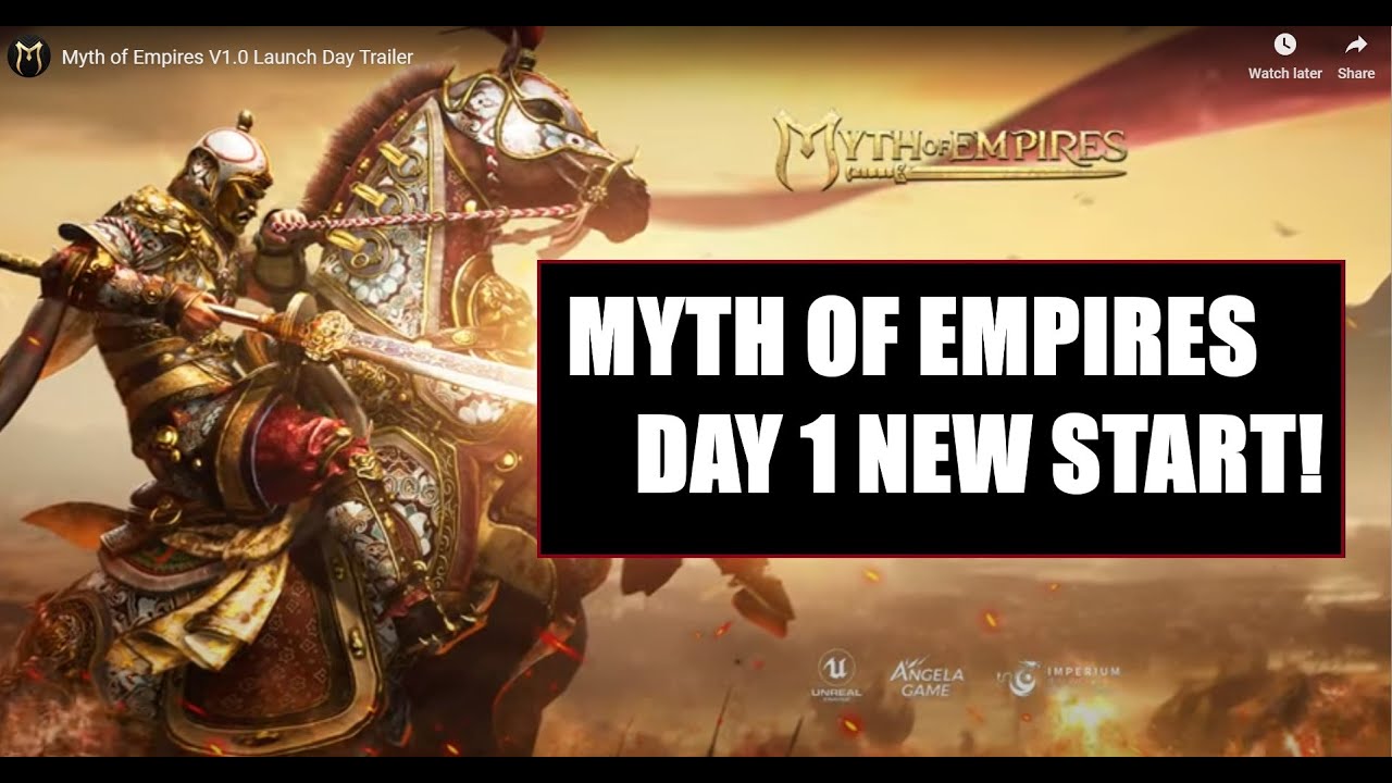 MYTH OF EMPIRES: 2024 DAY 1 ACTION - NEW START  #moe @MythofEmpires
