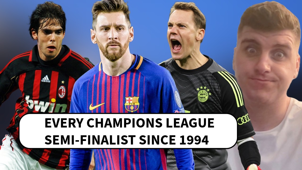 Name All Champions League Semifinalists | 4 Minute Challenge