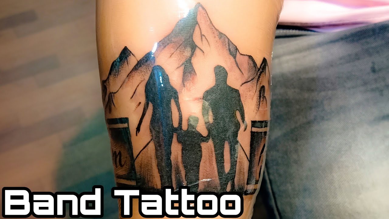 band tattoo on hand | band tattoo designs on hand | best Tattoo Artist in faridabad | uk tattoo 🔥