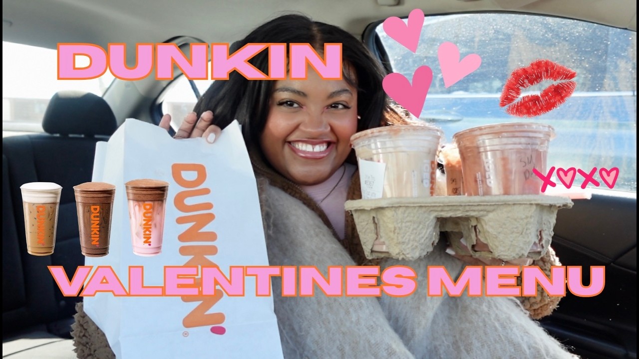 TASTE TEST | Dunkin Valentine's Day Menu Items