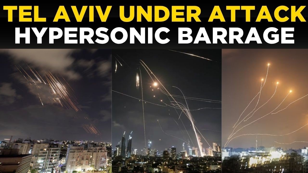 US IRAN WAR LIVE: Missiles RAIN DOWN on Tel Aviv &mdash; Iran's Deadly Barrage SHOCKS Israel