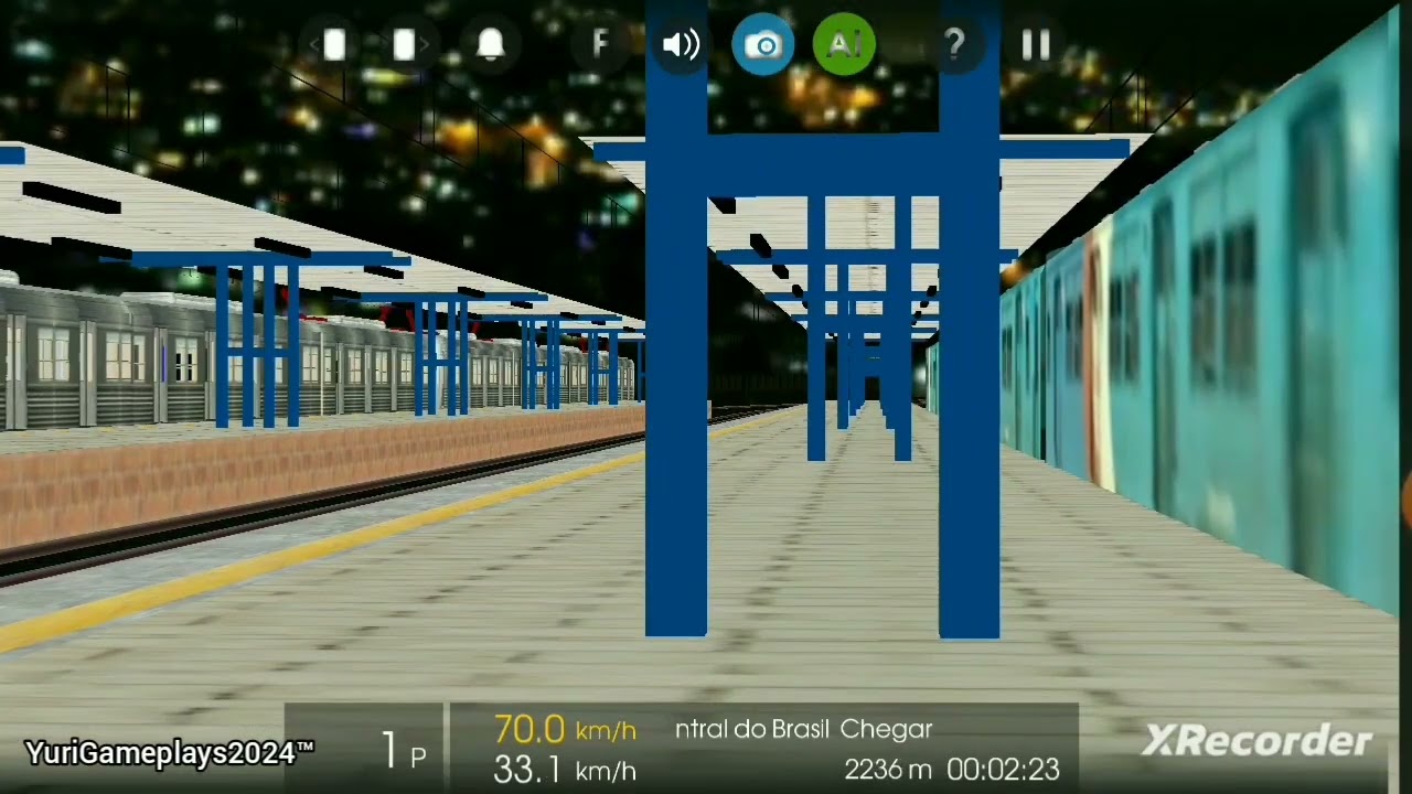 [Hmmsim 2 CPTM] Movimentação de Trens na Praça da Bandeira e São Cristóvão.