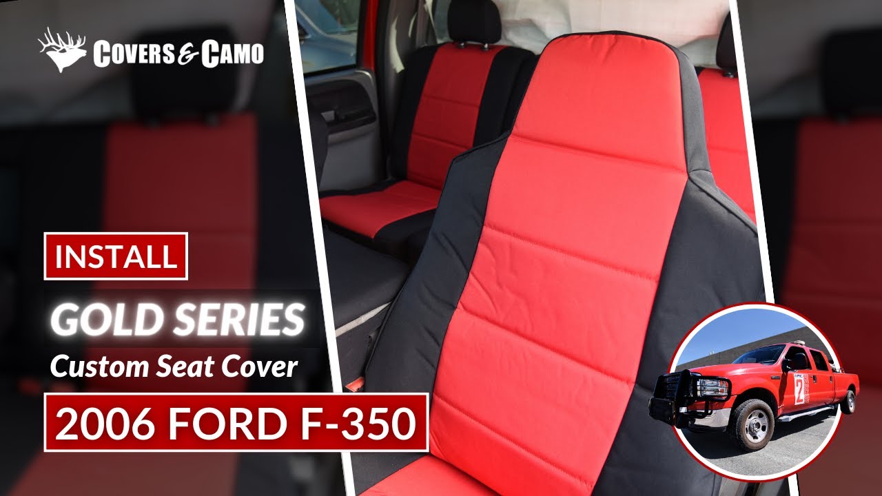 2006 Ford F350 Seat Cover Installation: How to install seat covers on the 2006 Ford F-350 Crew Cab