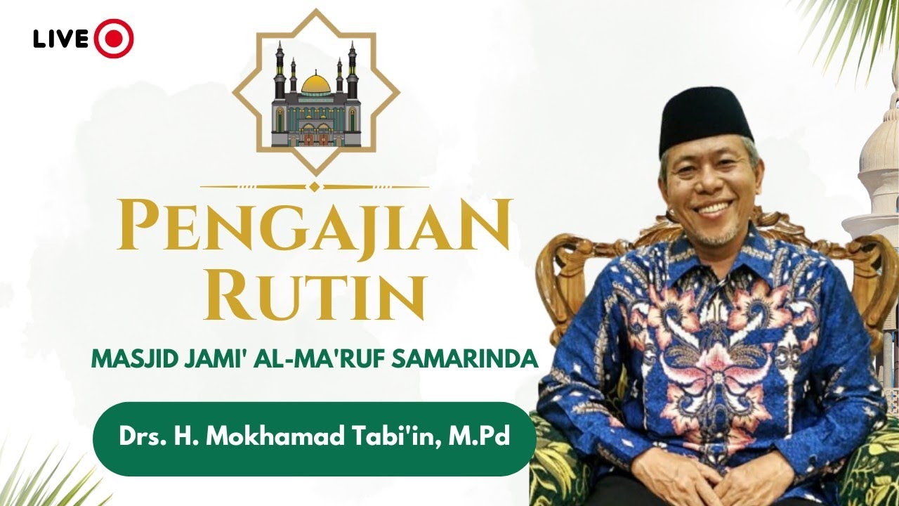 (Live) Sabtu, 21 Februari 2026 | Pengajian Ramadan Ba'da Dzuhur | Drs. Mokhamad Tabi'in, M.Pd