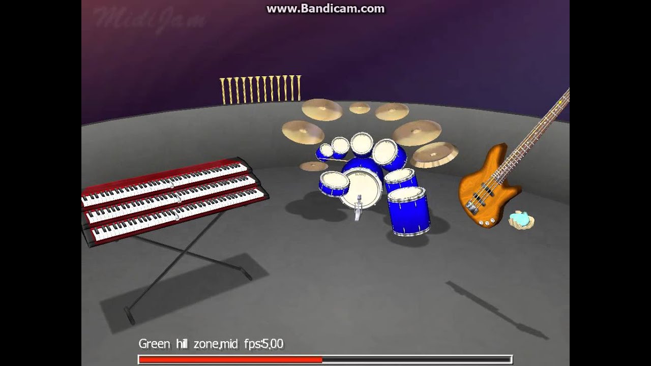 Green hill zone midijam