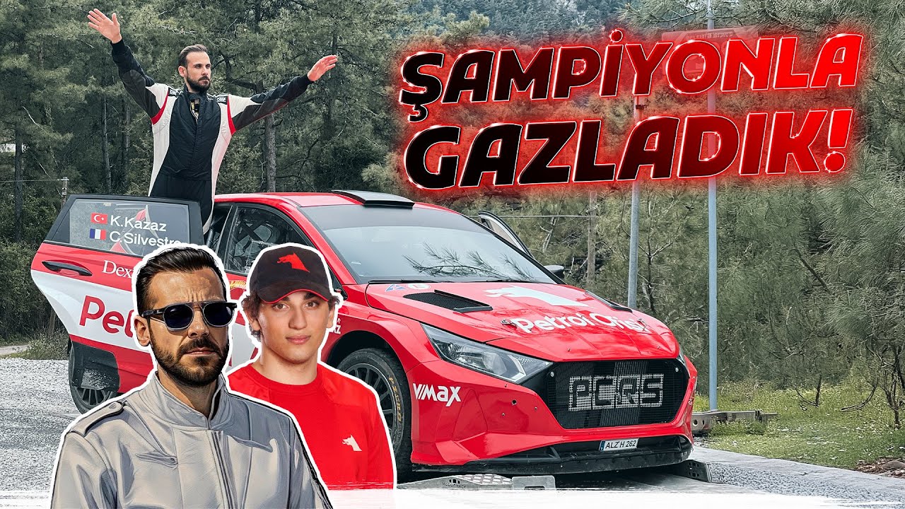 TÜRKİYE’NİN EN GENÇ RALLİ ŞAMPİYONU KEREM KAZAZ’LA GAZLADIK!
