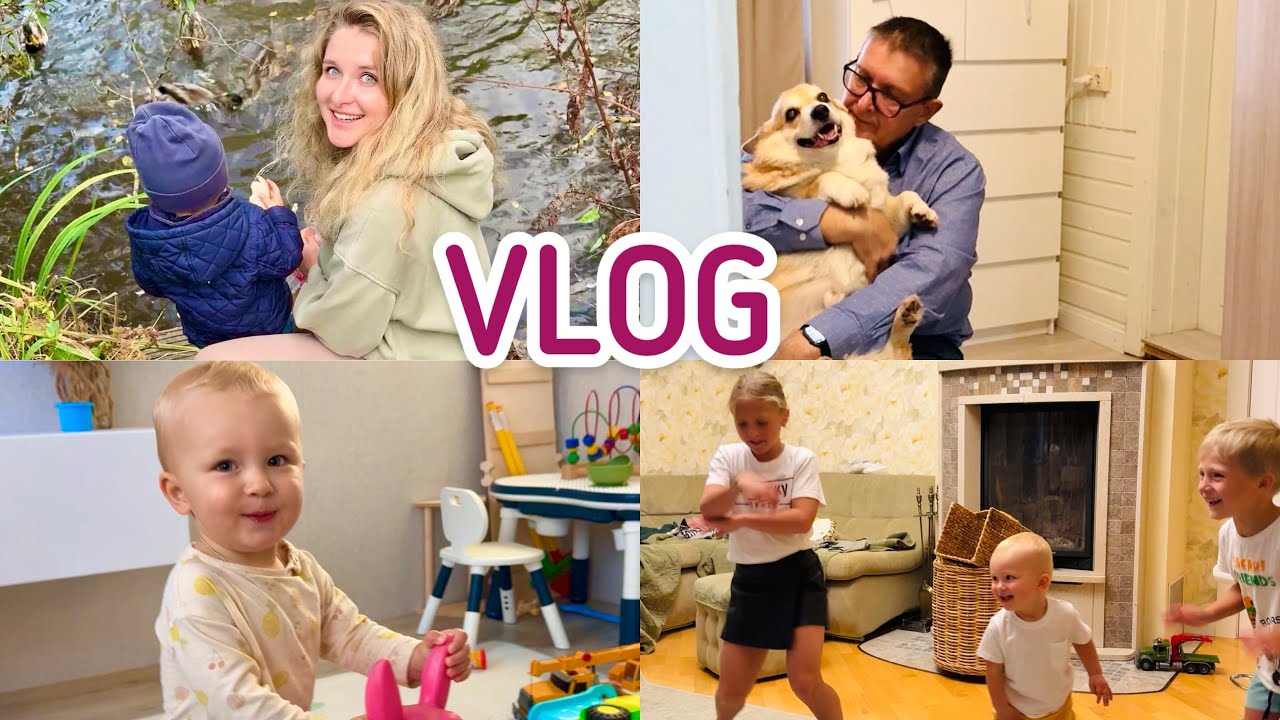 Торт на др не вышел😬 КАК СОБАКИ ВЗАИМОДЕЙСТВУЮТ С РЕБЕНКОМ! Семейный VLOG🌸
