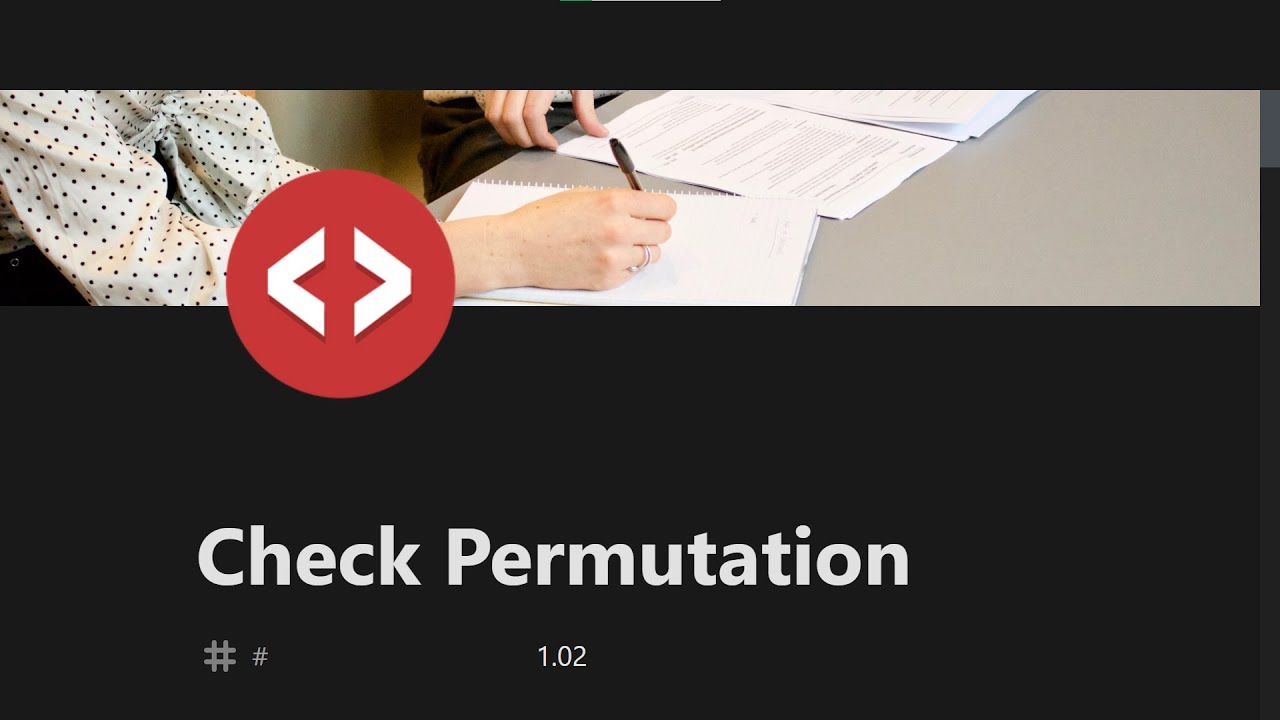 Check Permutation - Strings & Arrays - Data Structures Interview Question - Part 2