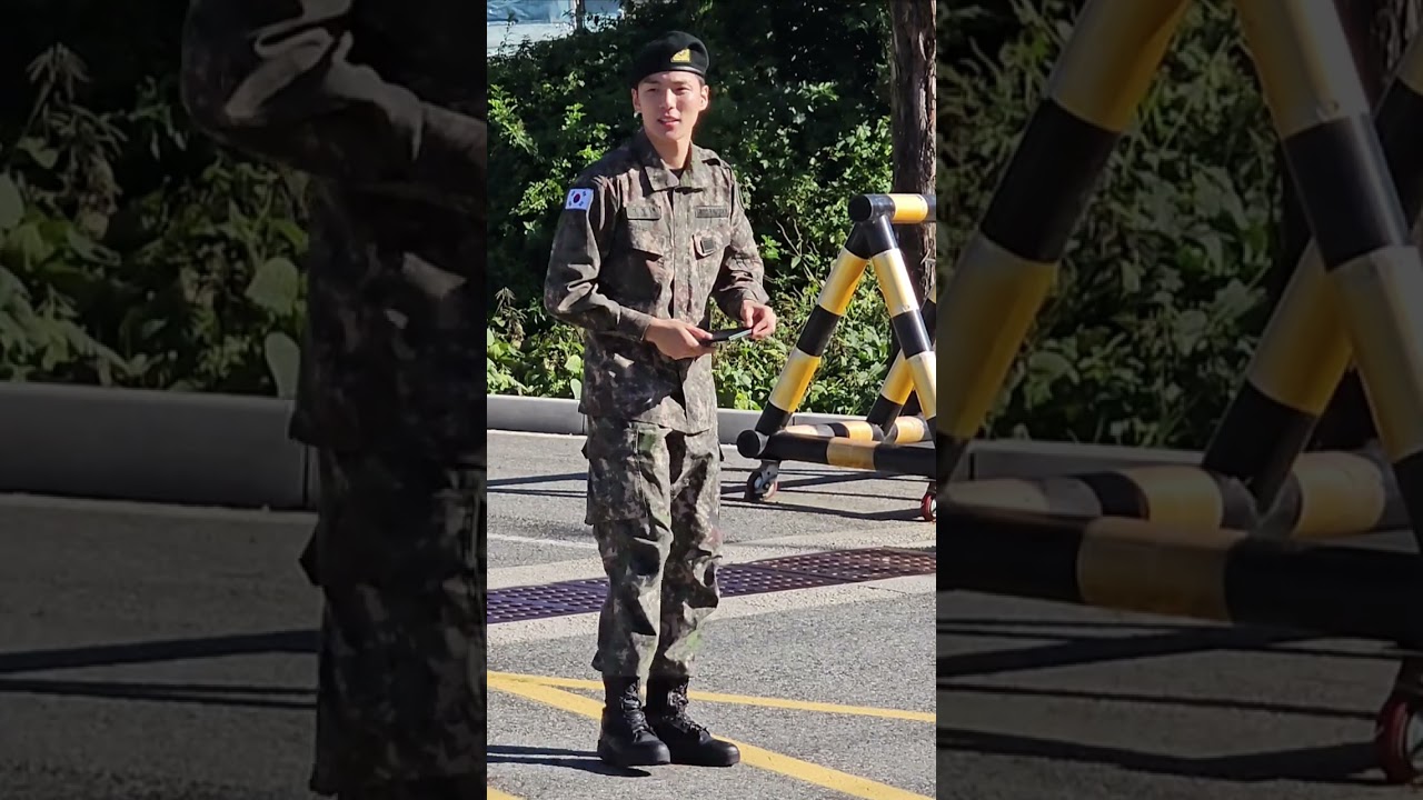 잘생긴 몬스타 엑스 민혁 전역하는 날ㅣ연천군민의 이름으로 축하드립니다