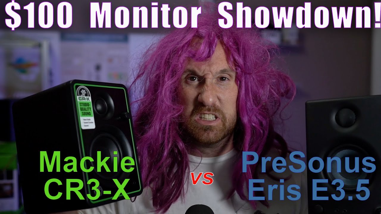 Mackie CR3-X против PreSonus E3.5 || Разборки бюджетных мониторов!