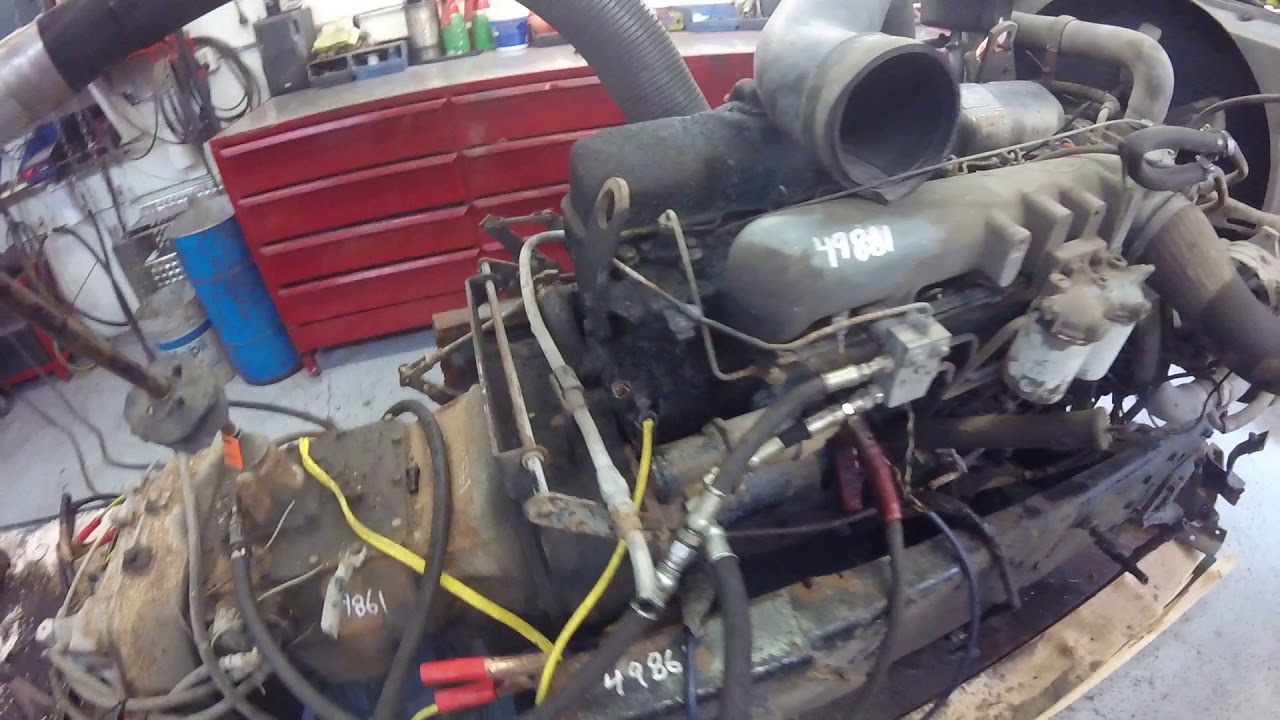 Engine, Ford 7.8, 240 HP, Weak runner, Stock # 1A1E49861