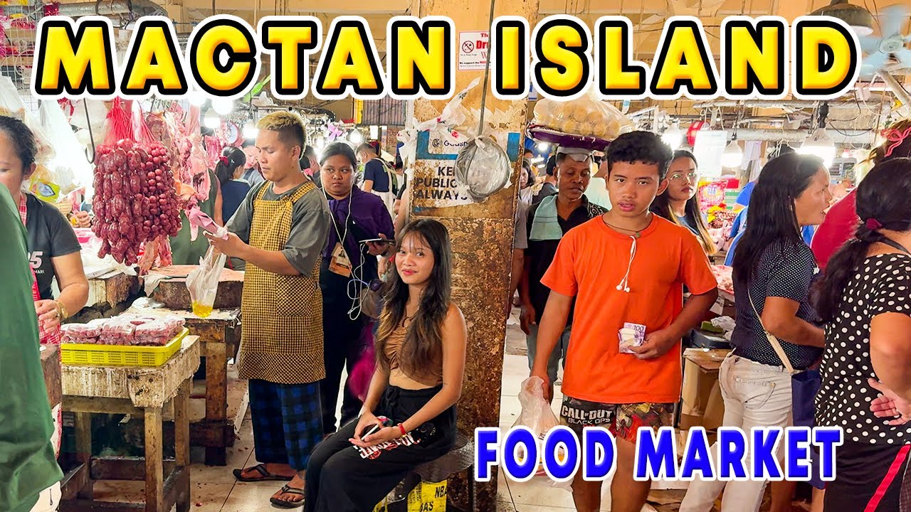 LAPU LAPU CITY PUBLIC MARKET CEBU Food Market Walking Tour | #Cebu #lapulapucity