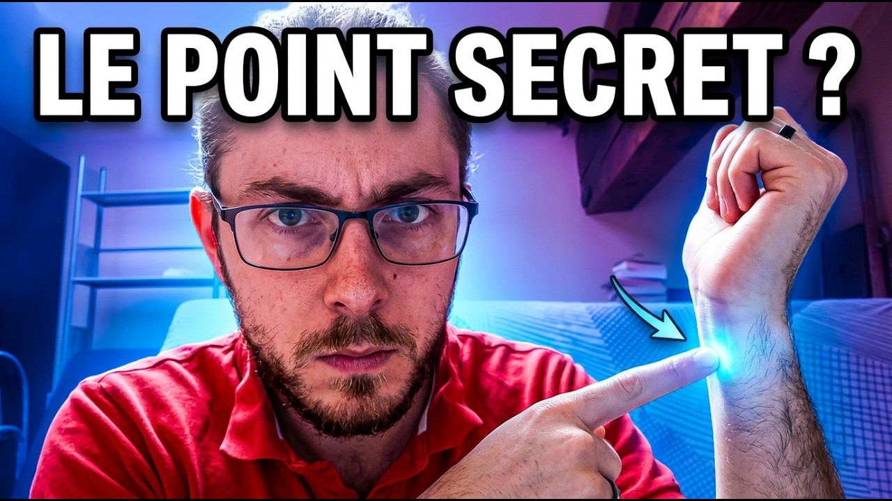 Ce point SECRET va faire DISPARAÎTRE ton stress en quelques minutes !