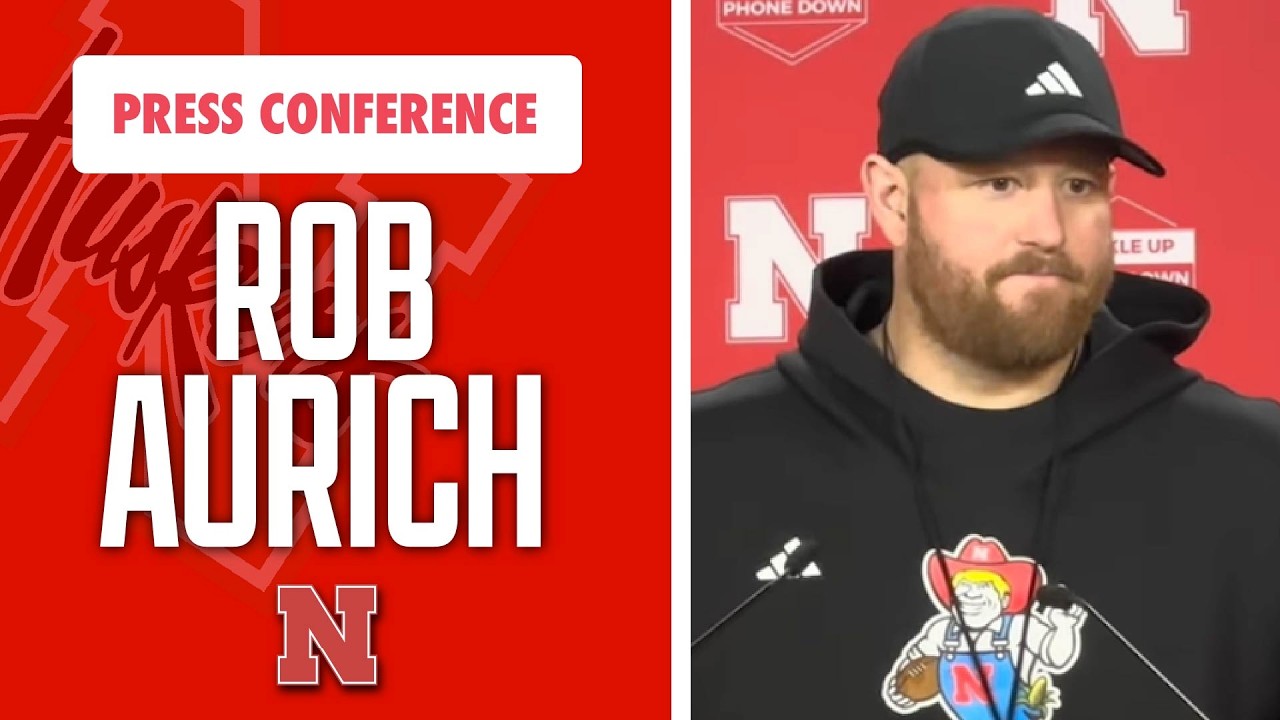 Nebraska Football DC Rob Aurich meets with the media on Saturday I GBR