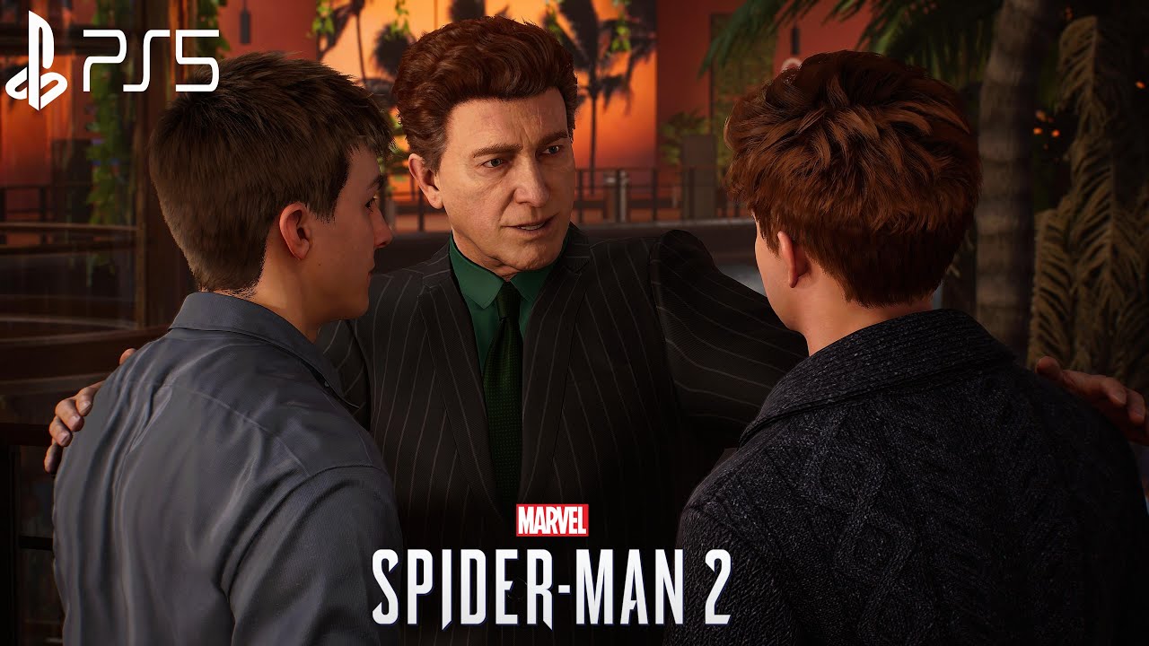 Peter visits the Emily-May Foundation to see Harry - Marvel's Spider-Man 2 PS5 gameplay
